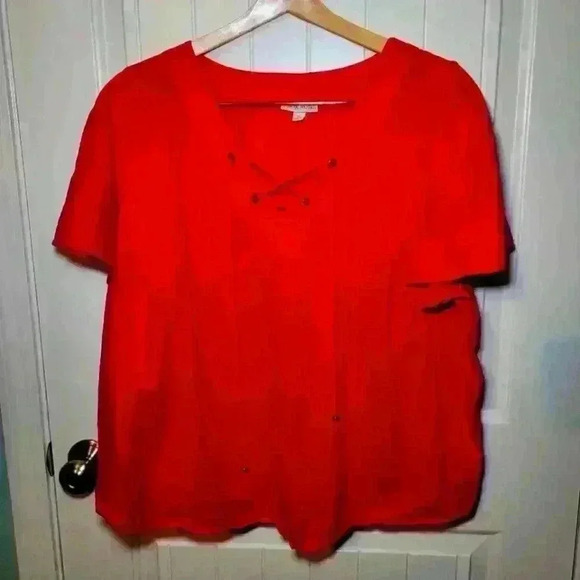 Knox rose woman's top with v neck 2XL - Picture 1 of 5